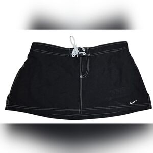 Nike Black Tie Front Mini Skirt Casual